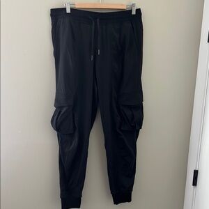 Lululemon Black Track Pants with Elastic Cuffs